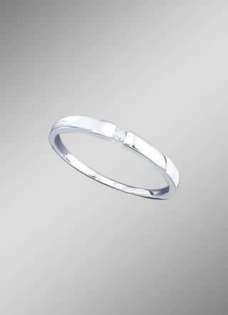 Solitaire-ring met briljant