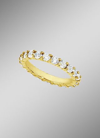 Eeuwigheid diamanten ring met diamanten