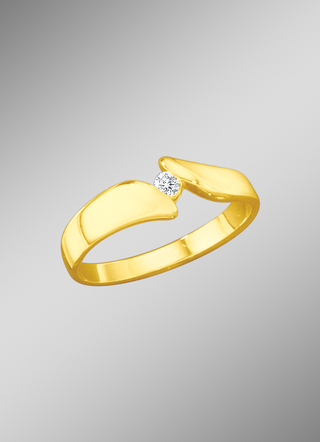 Solitaire ring met loepzuivere briljant