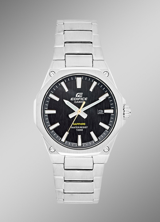 Kwartshorloges - Casio quartz herenhorloge met roestvrijstalen band, in Farbe  Ansicht 1