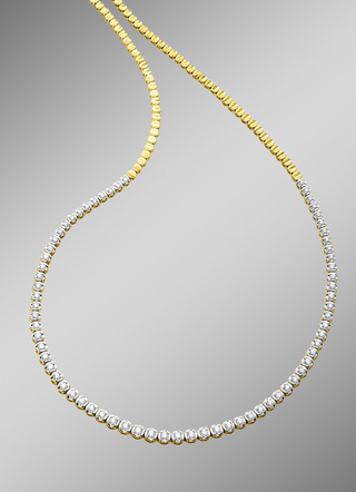 Elegante ketting met diamanten