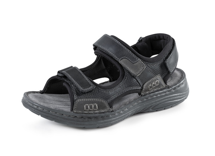 Sandalen & slippers - Trekkingsandalen met comfortabele vulling, in Größe 040 bis 046, in Farbe SCHWARZ-GRAU Ansicht 1