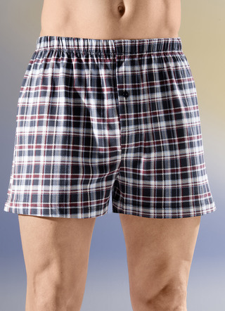 Set van vier boxershorts met elastische tailleband