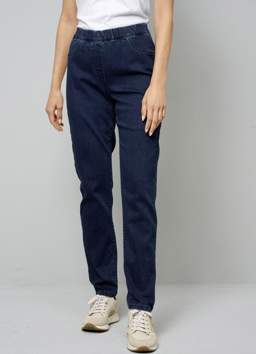 Broeken - Pull-on-jeans, in Größe 019 bis 052, in Farbe BLAUW