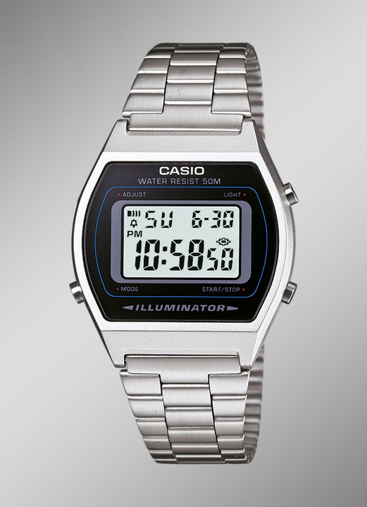 Digitale horloges - Casio vintage digitaal herenhorloge, in Farbe  Ansicht 1