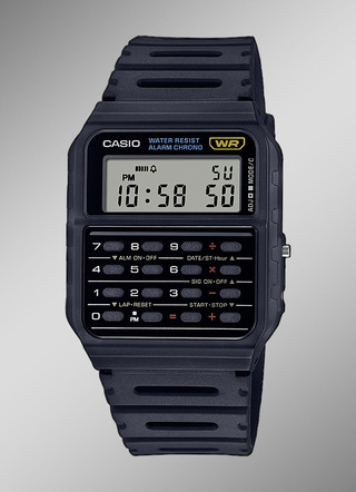 Casio vintage rekenmachinehorloge