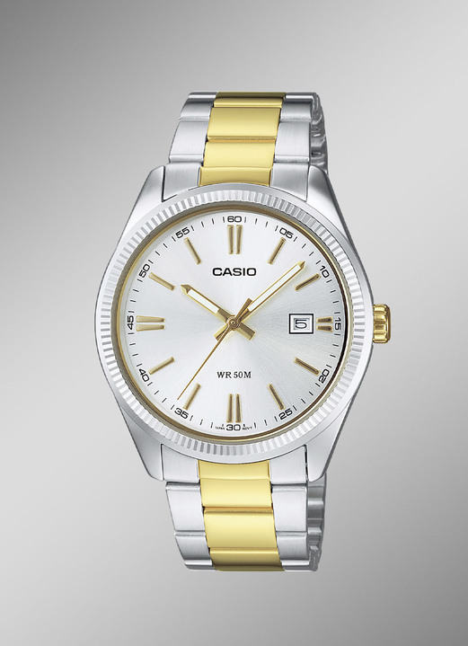 Kwartshorloges - Casio quartz herenhorloge, in Farbe  Ansicht 1