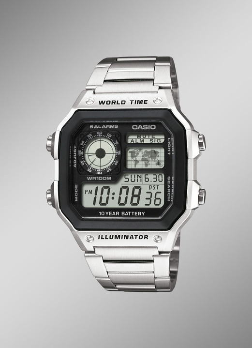 Digitale horloges - Casio Illuminator digitaal herenhorloge, in Farbe  Ansicht 1