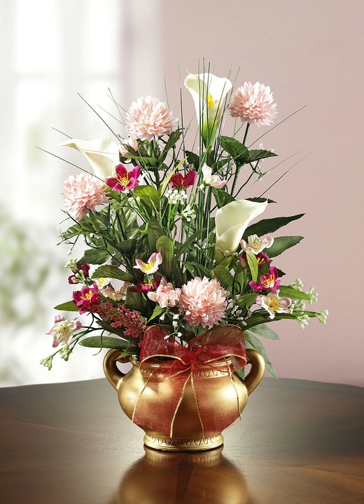 Woonaccessoires - Calla-bloemstuk in pot, in Farbe